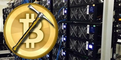 A large mining farm filled with machines working tirelessly