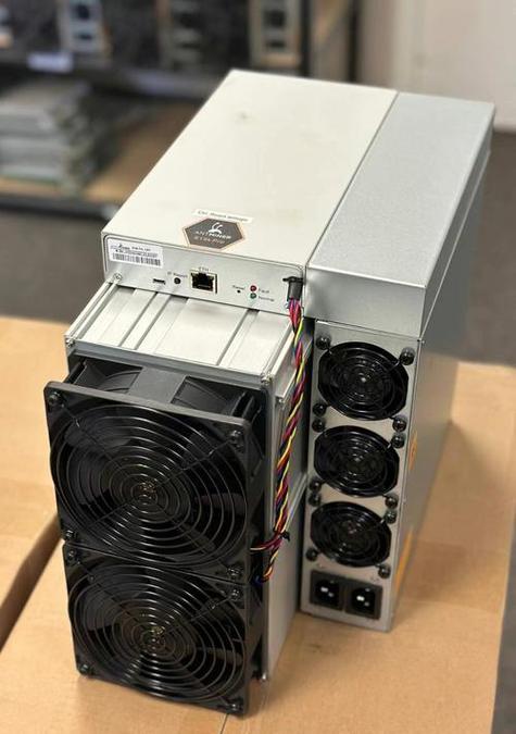 An assembled mining rig showcasing interconnected components for efficient cryptocurrency extraction